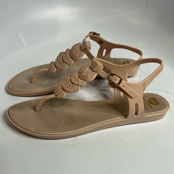 Mel & forever 21 dreamed by Melissa owl sandals size 8 - Picture 1 of 6